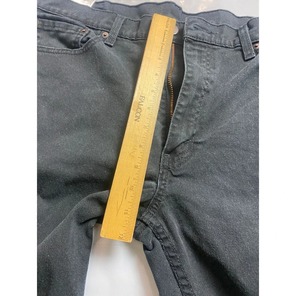 Levi's 511 Slim‎ Fit Black Jeans W36 L32 Mens Stretch Denim Pants
